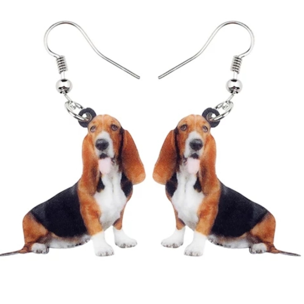 Hound Dog Earrings. Puppy Pet 🐶 🐕 Dog Lover